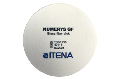 Nouveauté en vente : disques Itena NUMERYS GF pour l’usinage d'Inlay-Cores dans de la fibre de verre